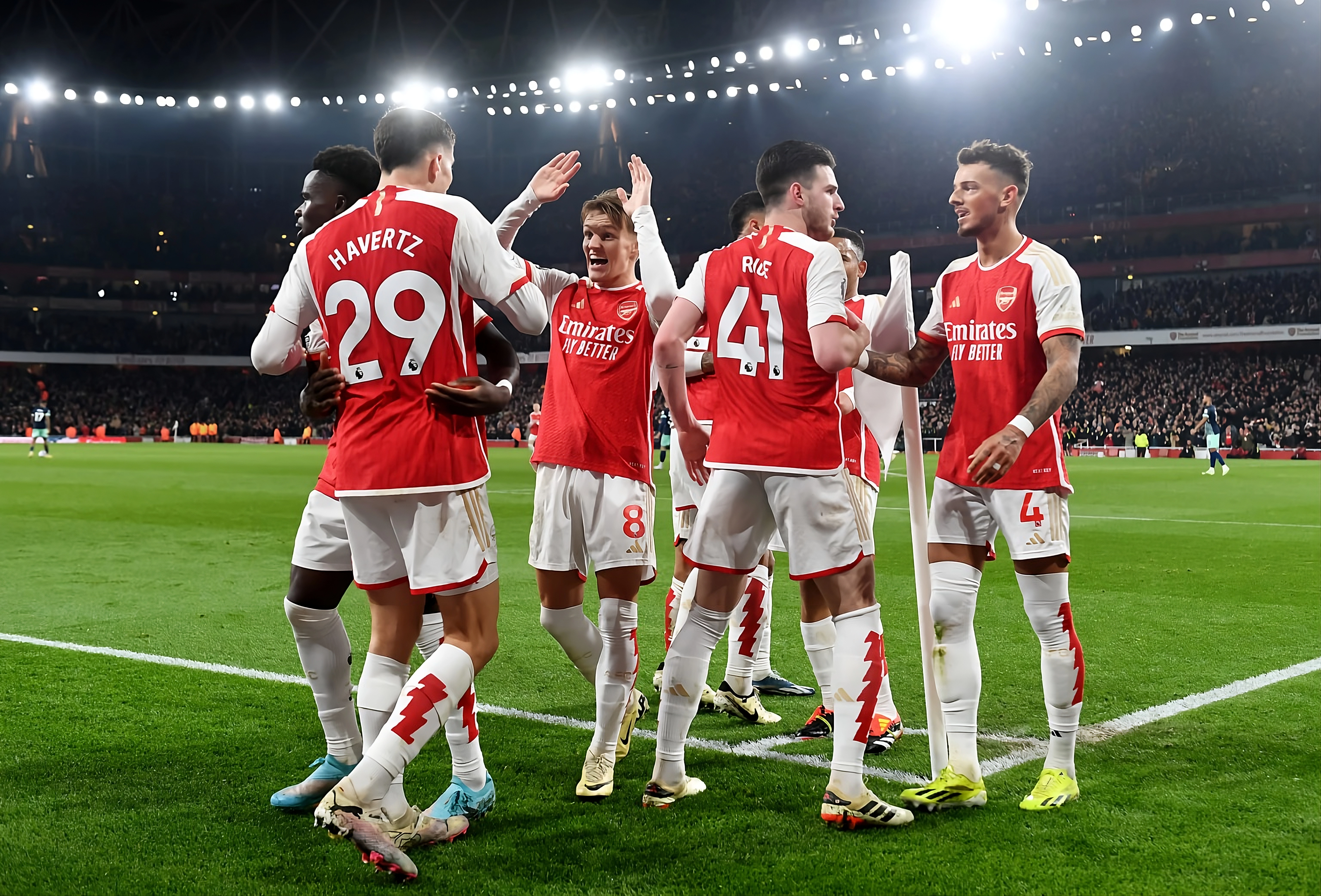 Arsenal FC celebrating - Premier League 2025